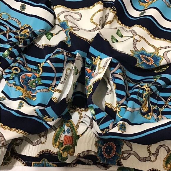 Alfred Dunner Vintage Full Zip Equestrian Print Bomber Style Jacket Size 14 - Picture 5 of 9